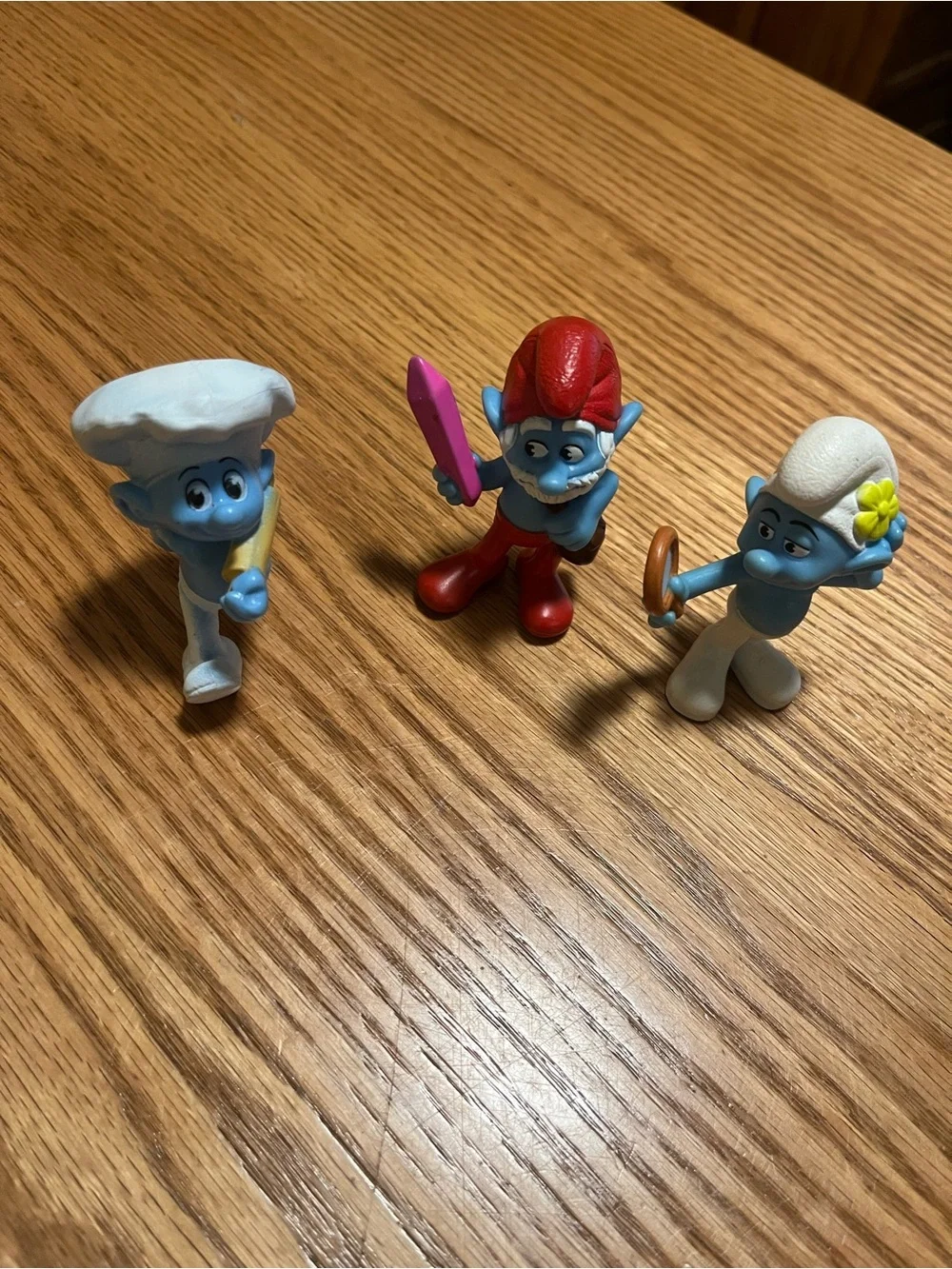 2011-13 Peyo McDonald's Happy Meal Toy Smurfs Lot Of 3